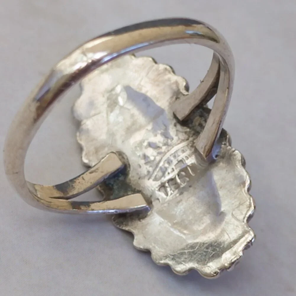 Sterling Silver Abalone Ring – Size 5.25
